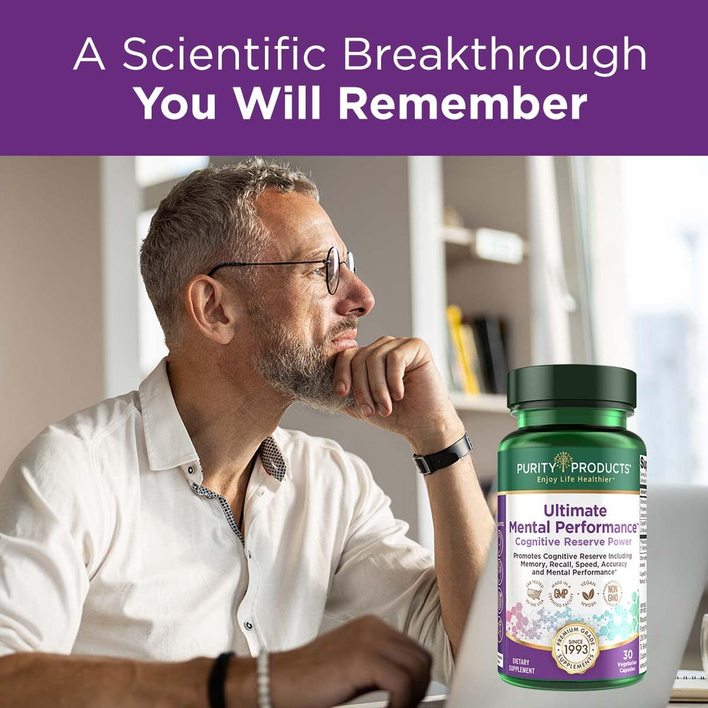 Purity Products CognatiQ boost chart highlights potential brain performance improvements