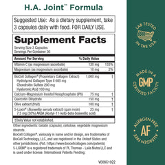 Purity Products HA Joint Formula capsules shown for convenient daily joint care