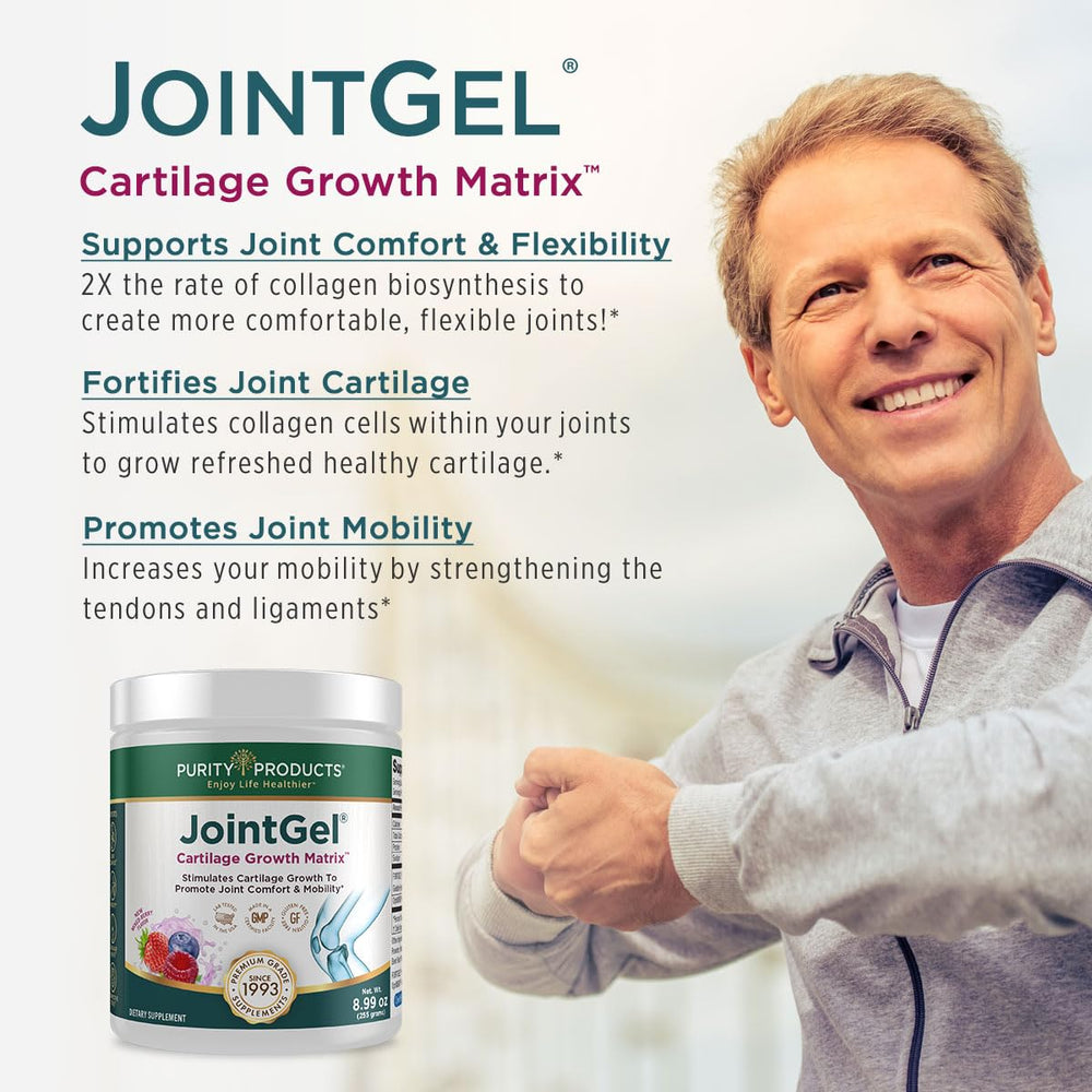 Purity Products JointGel CGM-5000 collagen peptides support healthy cartilage