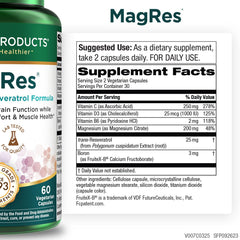 Purity Products MagRes formula label closeup featuring FruiteX-B boron for bone health support