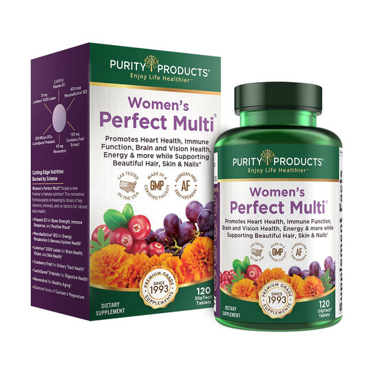 Purity Products Women's Perfect Multi bottle front showing all-in-one health support for women
