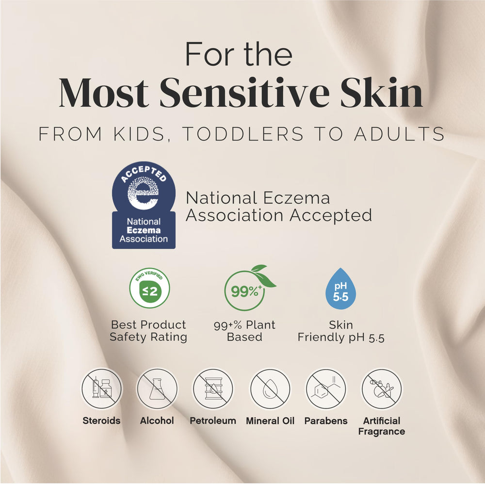 Puriya 5-in-1 eczema cream packaging shot underscores daily-use convenience