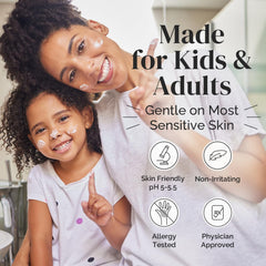 Puriya eczema cream on hand suitable for both kids and adults.