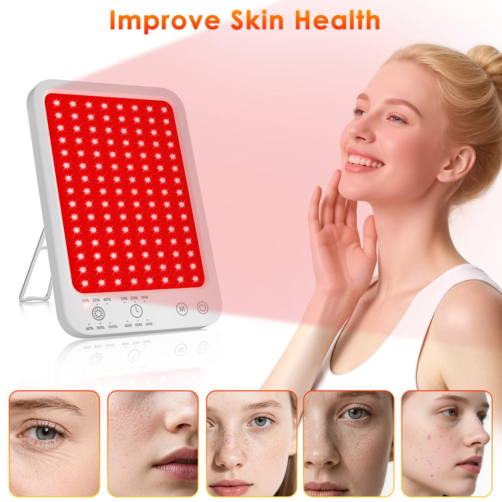 Puroth red light panel adjustable stand demonstrates flexible targeting