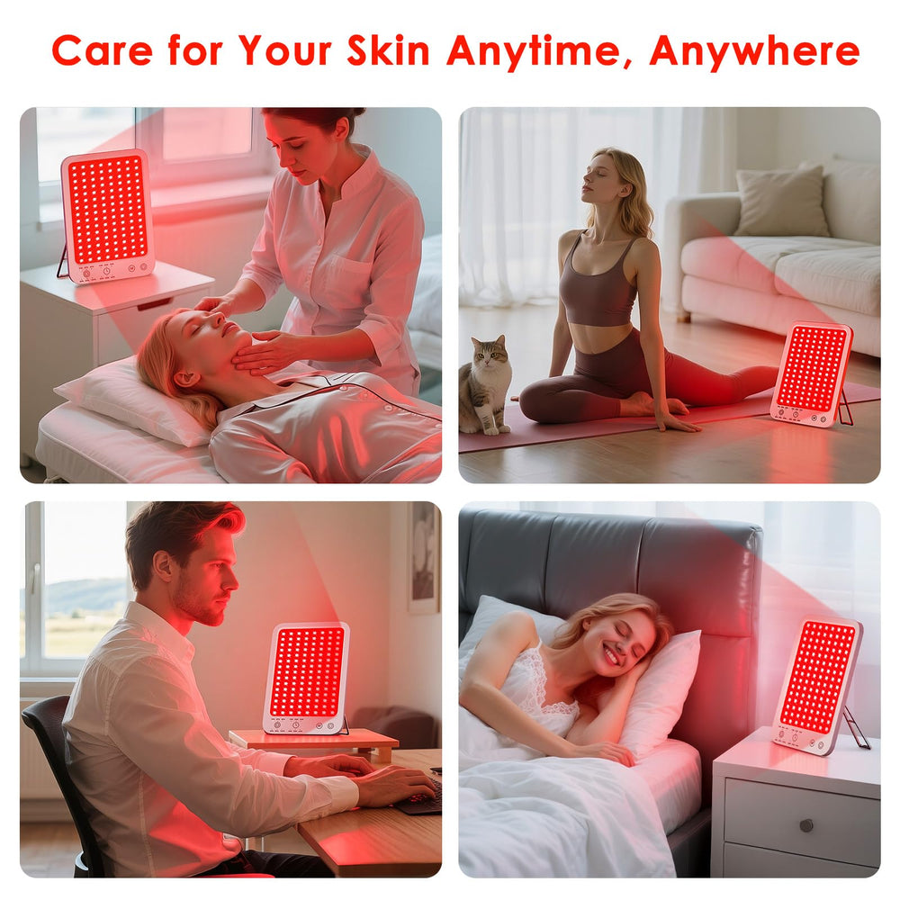 Puroth red light panel timer display for planning sessions