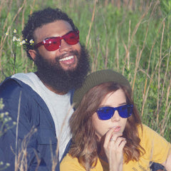 Purple Canyon Color Therapy Glasses lenses tinted for chromotherapy-like color shifts