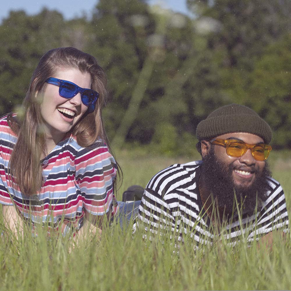 Purple Canyon Color Therapy Glasses pvc frame emphasizing durability for daily use