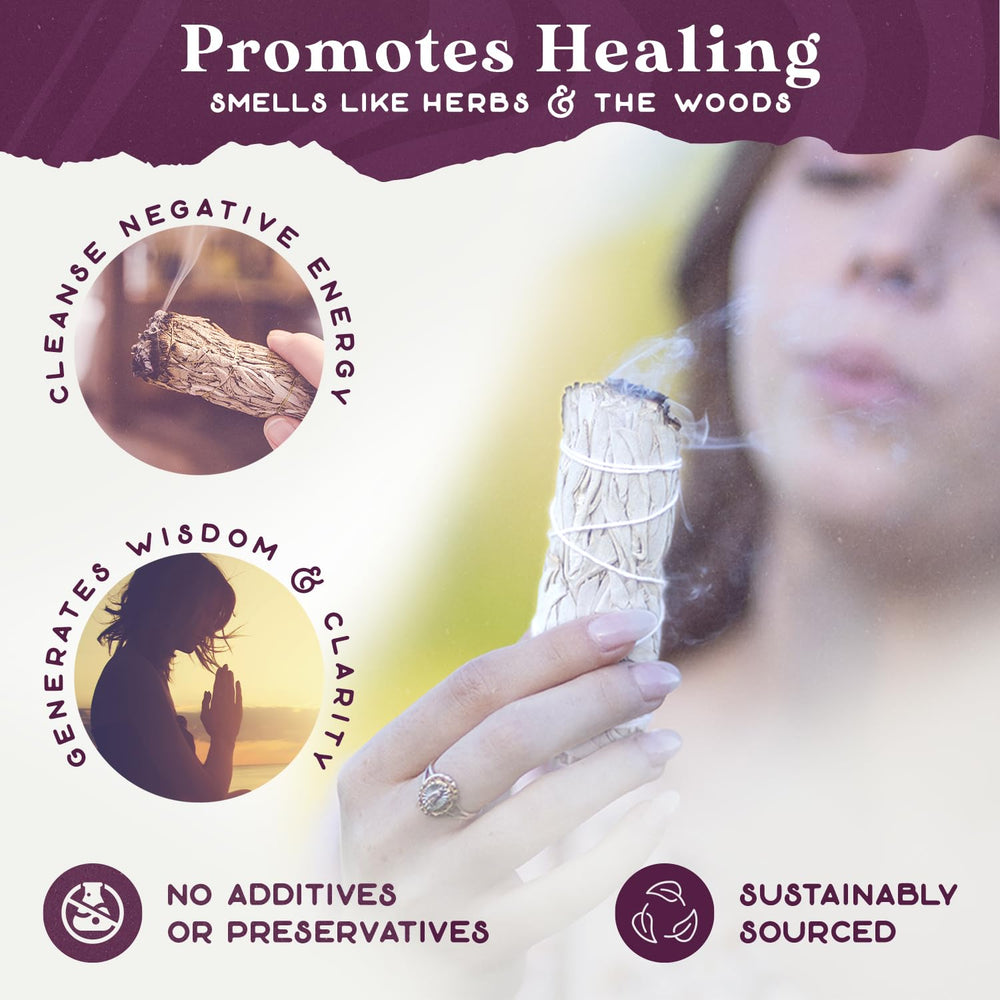 Purple Canyon Sage smudge sticks four-inch length ideal for quick rituals.