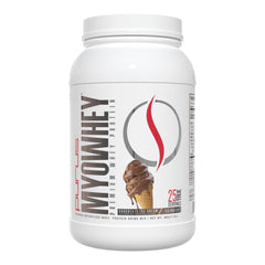 MyoWhey premium protein bottle with smooth pour for quick shakes