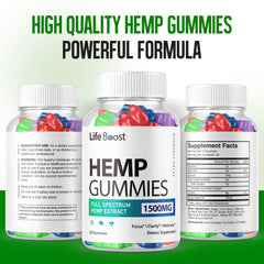 Purvia Life Boost per-gummy 25 mg label highlighting dosage.
