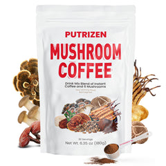 PUTRIZEN HerbalWell bottle pour supports steady focus and morning energy.