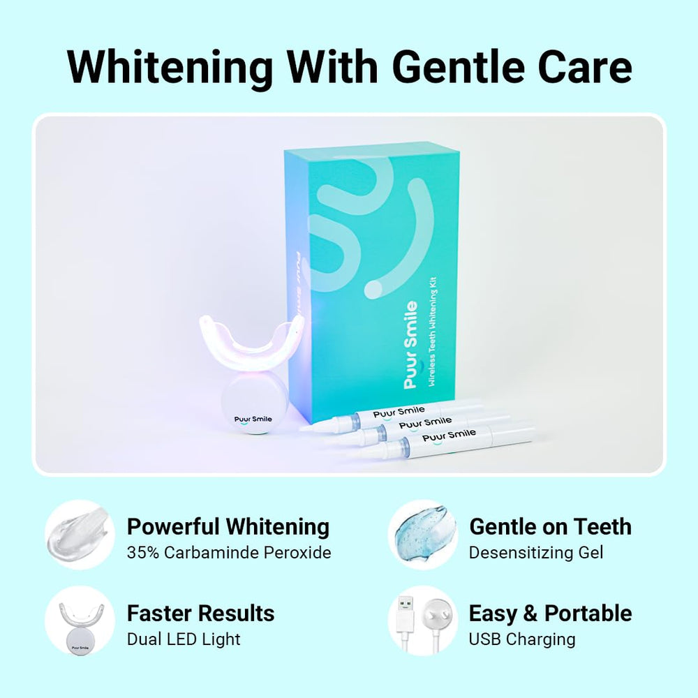 Puur Smile carbamide peroxide syringes for precise stain removal