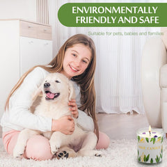 PVUELE Sage Candle Pack 6 recyclable jar supports reuse and decor.