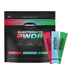 PWDRS Electrolytes sticks dissolving in water for quick hydration during workouts