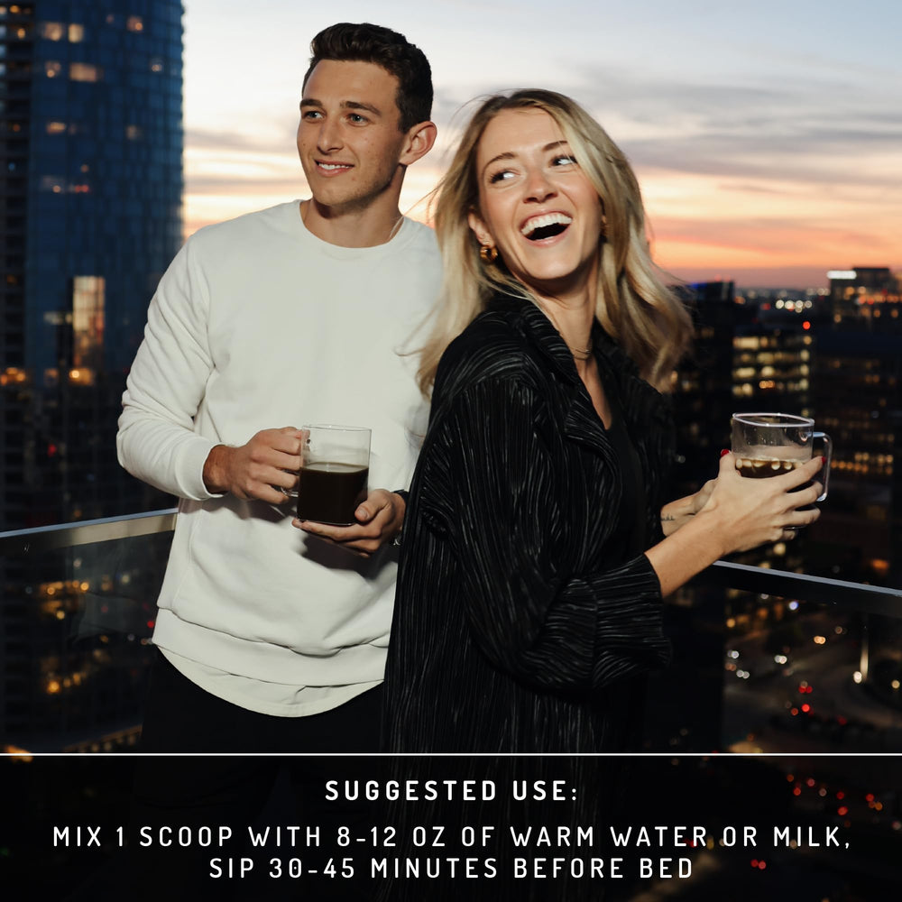 PWDRS Snooze hot chocolate serving invites a comforting night-time treat