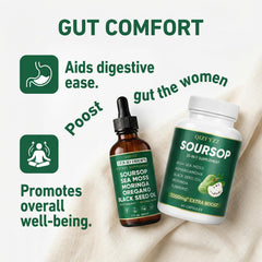 Daily wellness ritual with Pwkvsn QIZFYZZ drops and capsules.