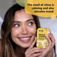 USA-made badge on PYM Citrus Mood Chews packaging