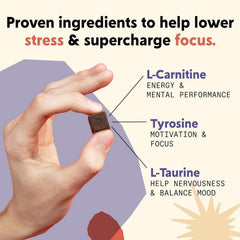 Close-up of the mixed berry texture signals tasty, mood-supportive chew