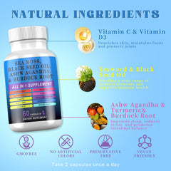 Pyzor Ashwagandha Turmeric blend capsule close-up for balance.