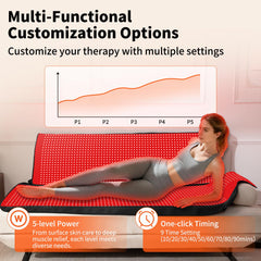 PZJDSR five-level brightness controls for personalized at-home sessions.