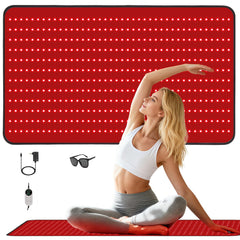 PZJDSR red light therapy mat with full back coverage for relaxing warmth.