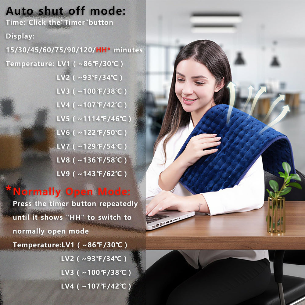 Qaltgc high-density heating wires layout for even warmth.