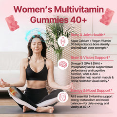 Qanoreth Women multivitamin phosphatidylserine bottle for focus and mental clarity