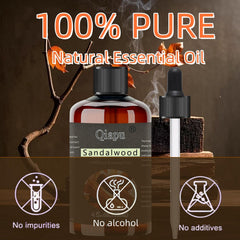 Qiapu essential oil bottle close-up captures pure natural aroma