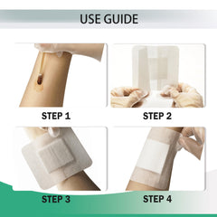 QICHUANG 25 individually packaged dressings ensure sterile protection on the go.