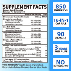 QIVERNAMY 50Plus probiotic capsules provide high potency for a busy lifestyle