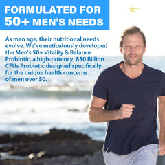 QIVERNAMY prebiotics blend close-up underscores strong gut microbiome foundation for aging men