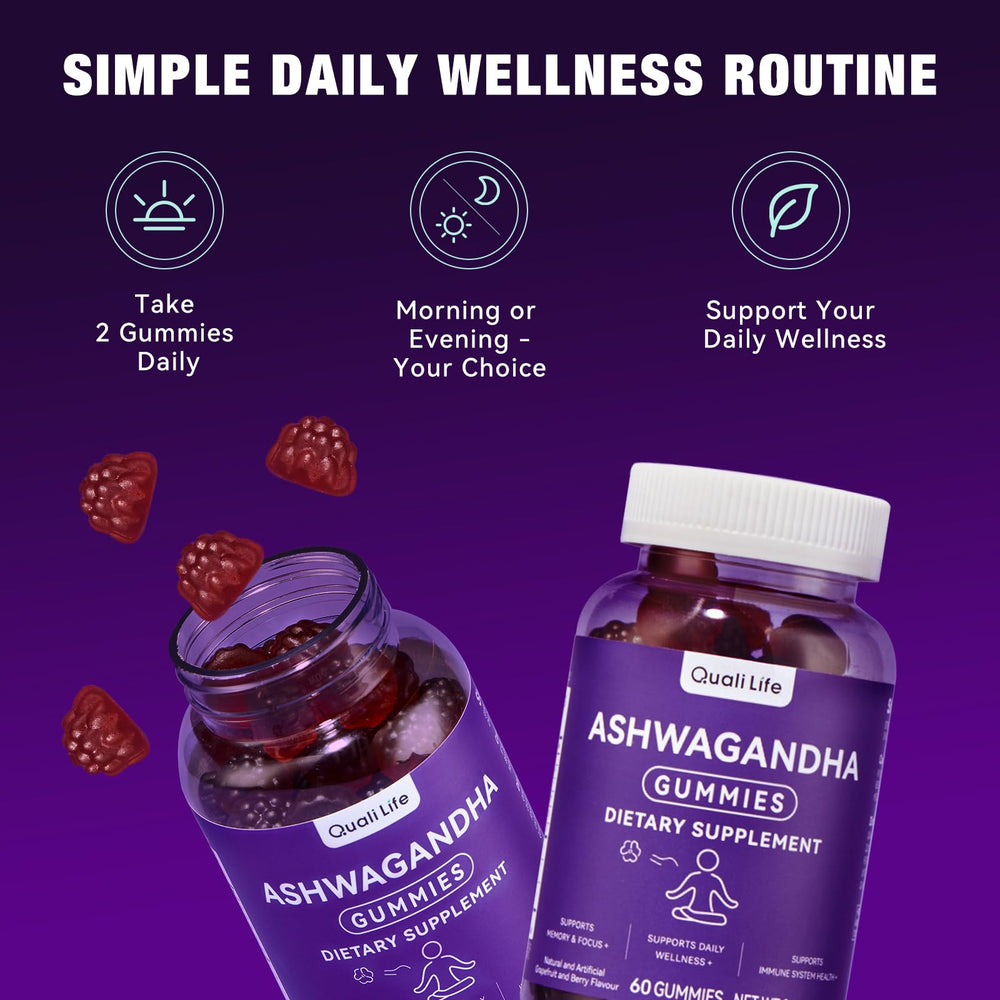 Ingredients panel with cranberry powder and chaste tree in QualiLife gummies