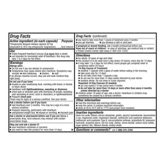 Quality Choice Omeprazole box front view highlights 42 capsules per bottle.