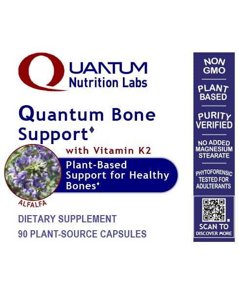 Quantum Bone Health plant-based formula emphasizing organic ingredients