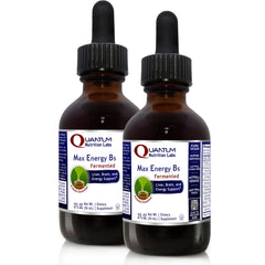 Quantum Nutrition Labs Max Energy B's bottle front view for daily energy support