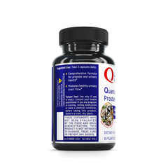 Quantum Nutrition Labs Prostate Support ingredients panel emphasizing botanical blend.