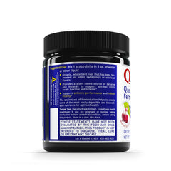 Quantum Nutrition QNL Qultured fermented beets label shows organic vegan non-GMO credentials