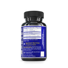 Quantum Nutrition Turmeric capsules closeup highlights rich curcumin content.