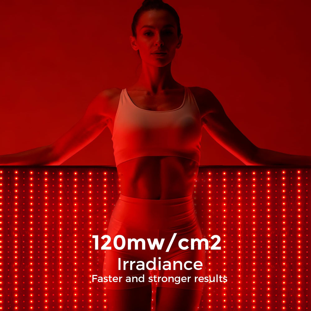 QuasarMD device offers five brightness levels for personalized sessions.