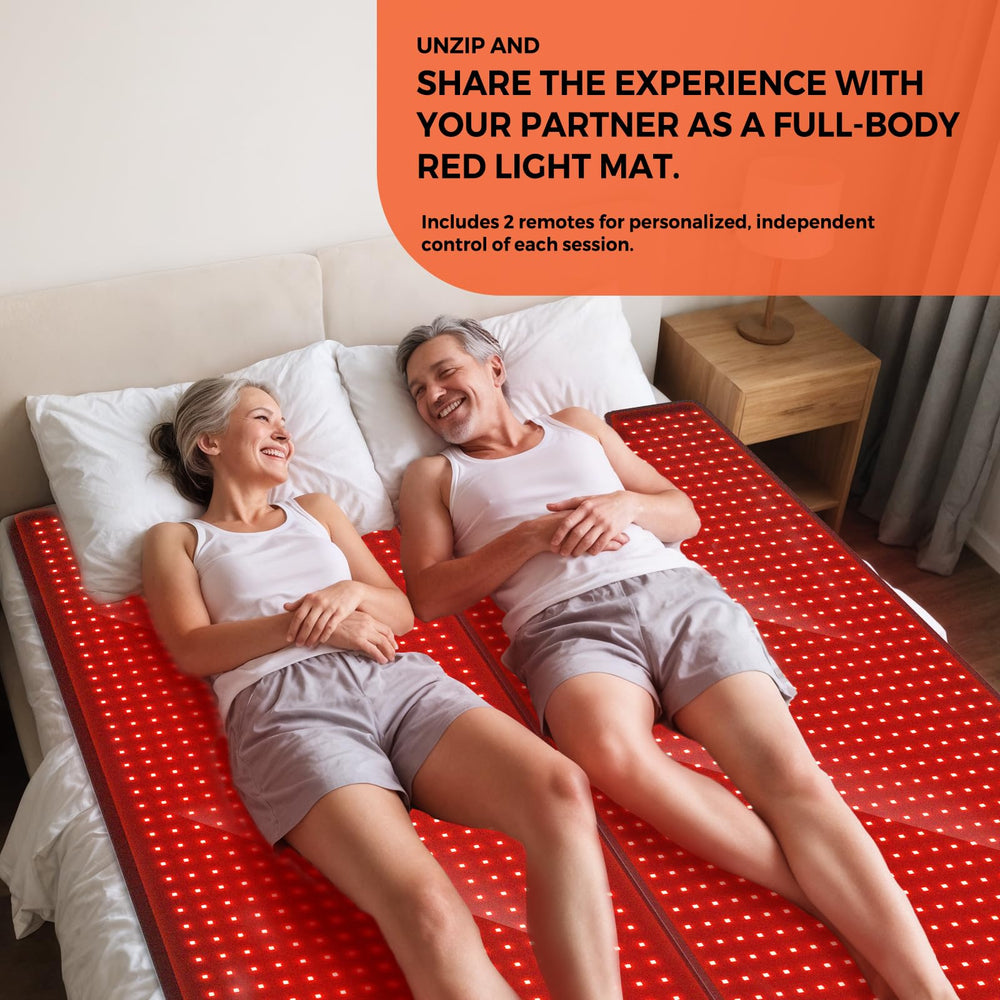 QuasarMD knee-focused area on mat for comfort