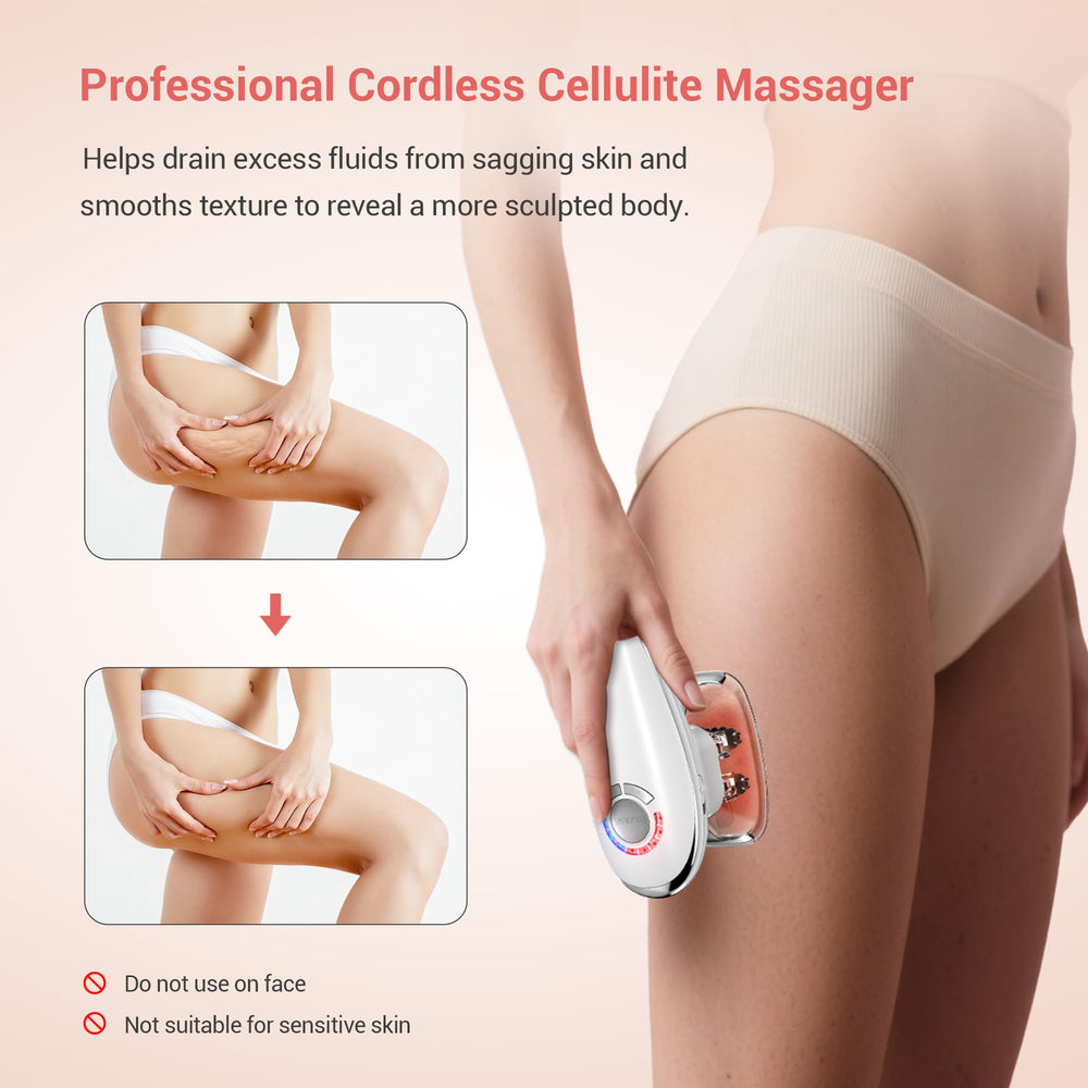 Small suction cup for arms and abdomen on Queleay 3-in-1 device.