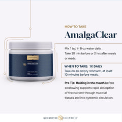 Quicksilver AmalgaClear context for dental removal routine