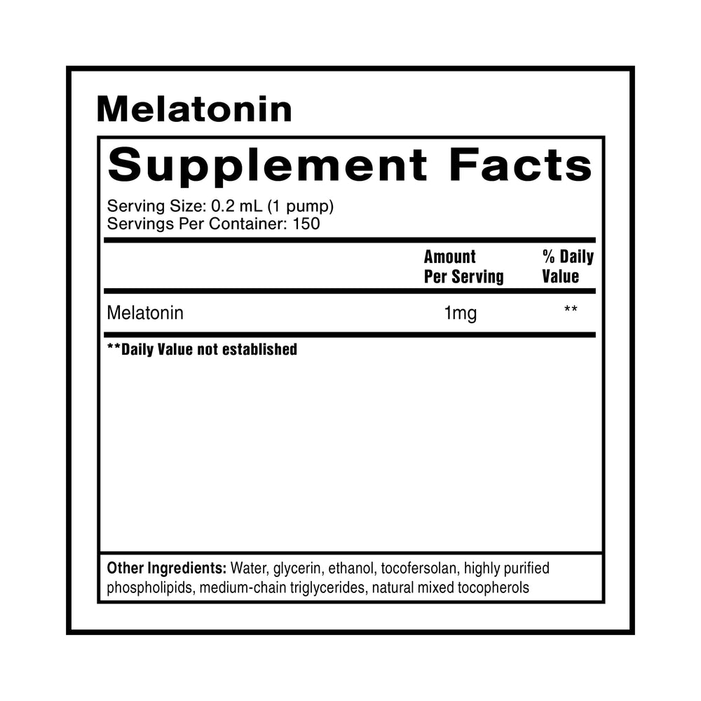 Quicksilver Liposomal Melatonin pump-dispense demonstrates easy dosing for jet lag relief.
