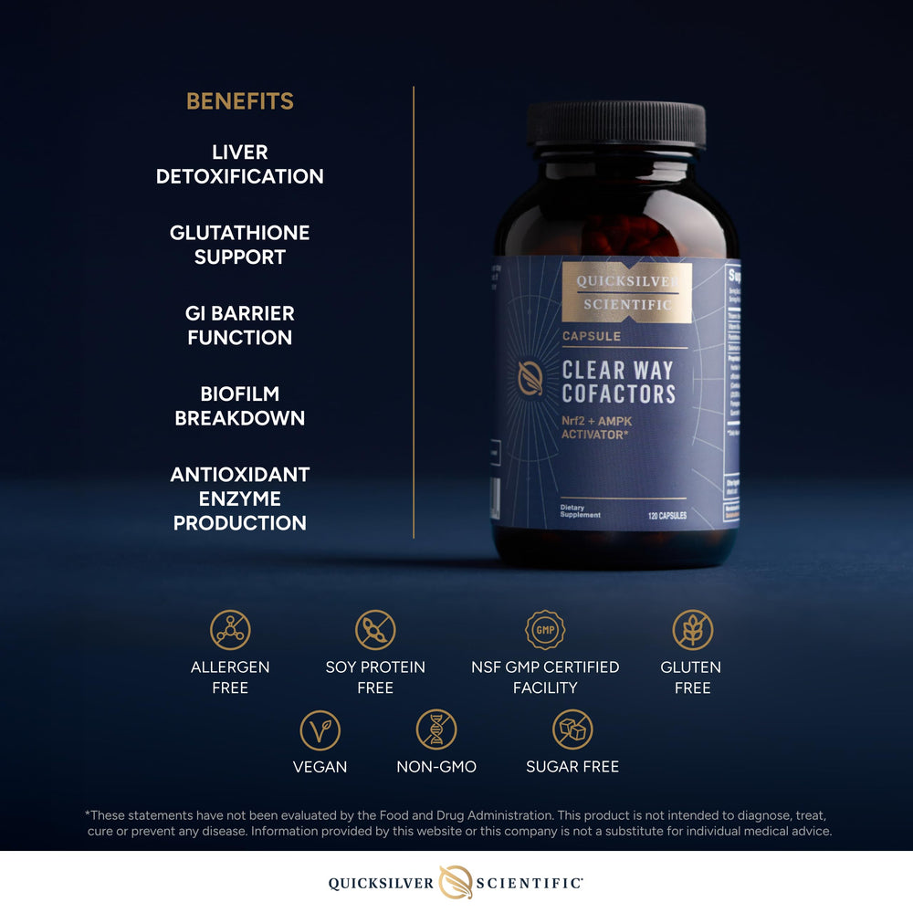 Ingredients blend highlights dandelion, pine bark, and quercetin for antioxidant support.