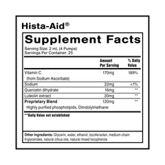 Quicksilver Scientific Hista-Aid dropper close-up for precise dosing and easy use.