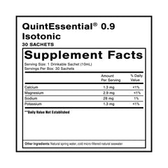 Quicksilver Scientific Quintessential 0.9 box compact travel hydration solution.