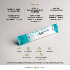 Quicksilver Scientific Quintessential 0.9 travel kit simple daily mineral support.