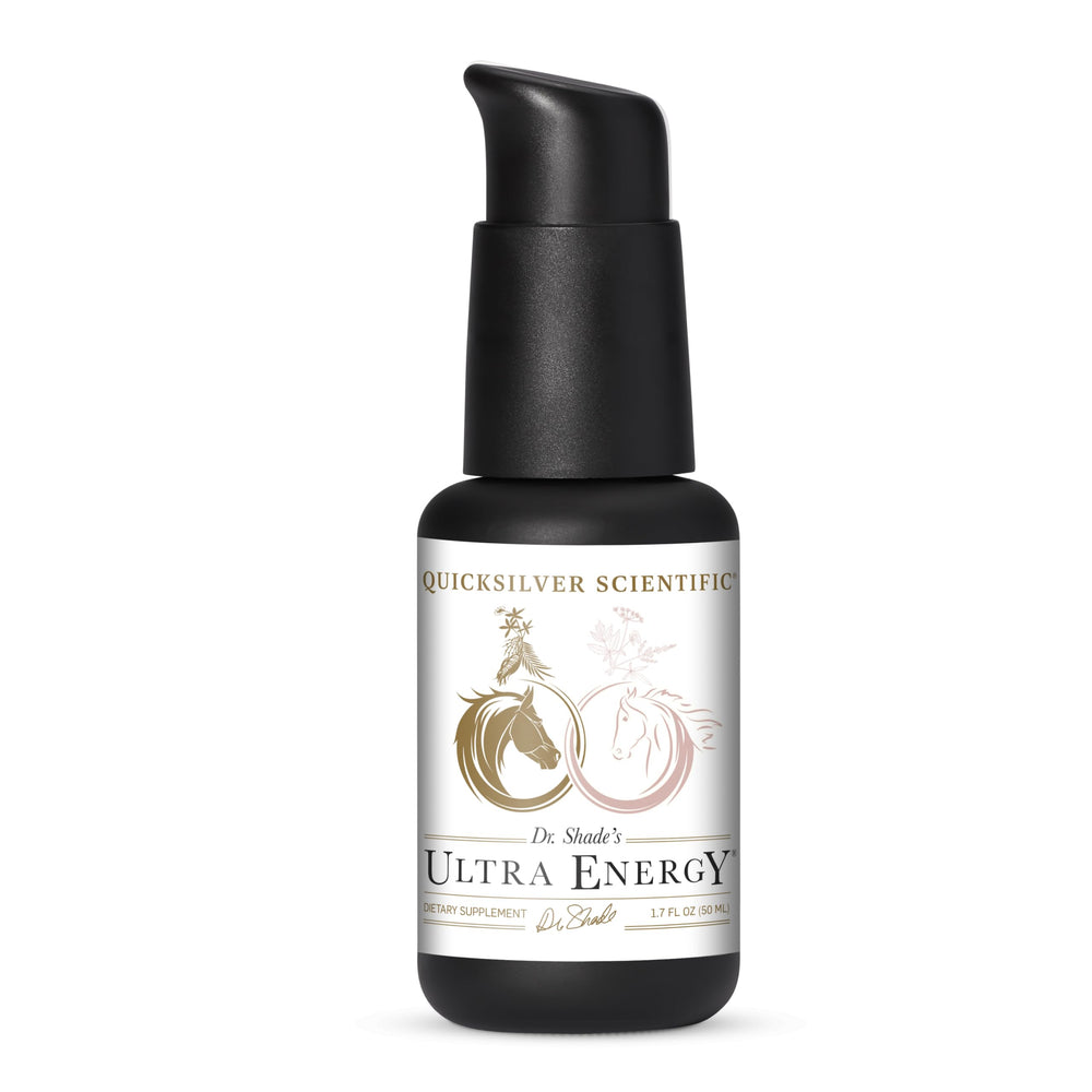 Quicksilver Scientific Ultra Energy bottle front view highlighting adaptogenic support