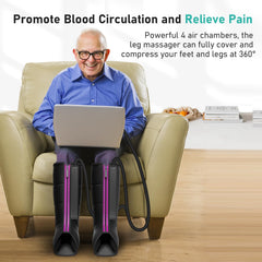 Quinear leg massager is ideal for home use after workouts or long days.