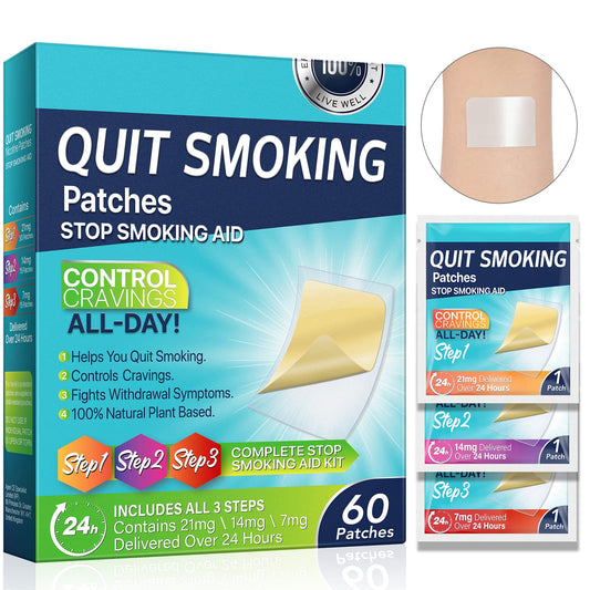 Quit Smoking Patches packaging box for an easy start.